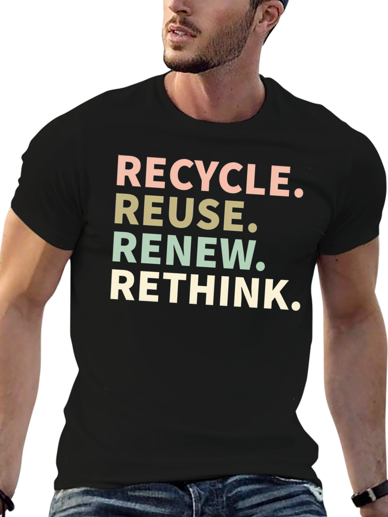 Camiseta Ecológica: Recicla Reusa Renueva Repiensa
