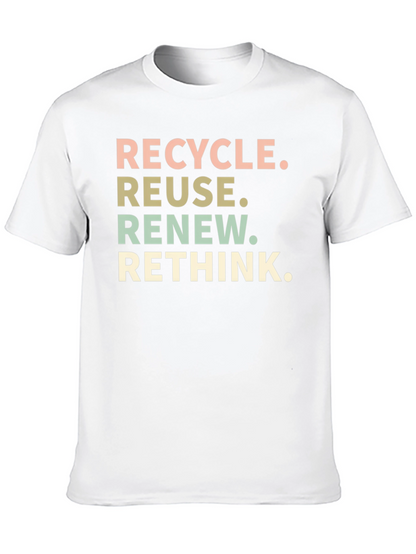 Camiseta Ecológica: Recicla Reusa Renueva Repiensa