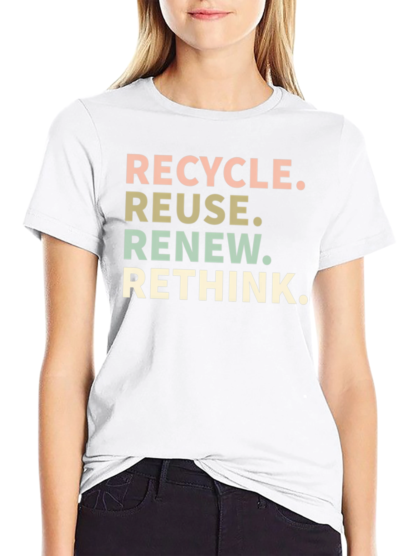 Camiseta Ecológica: Recicla Reusa Renueva Repiensa