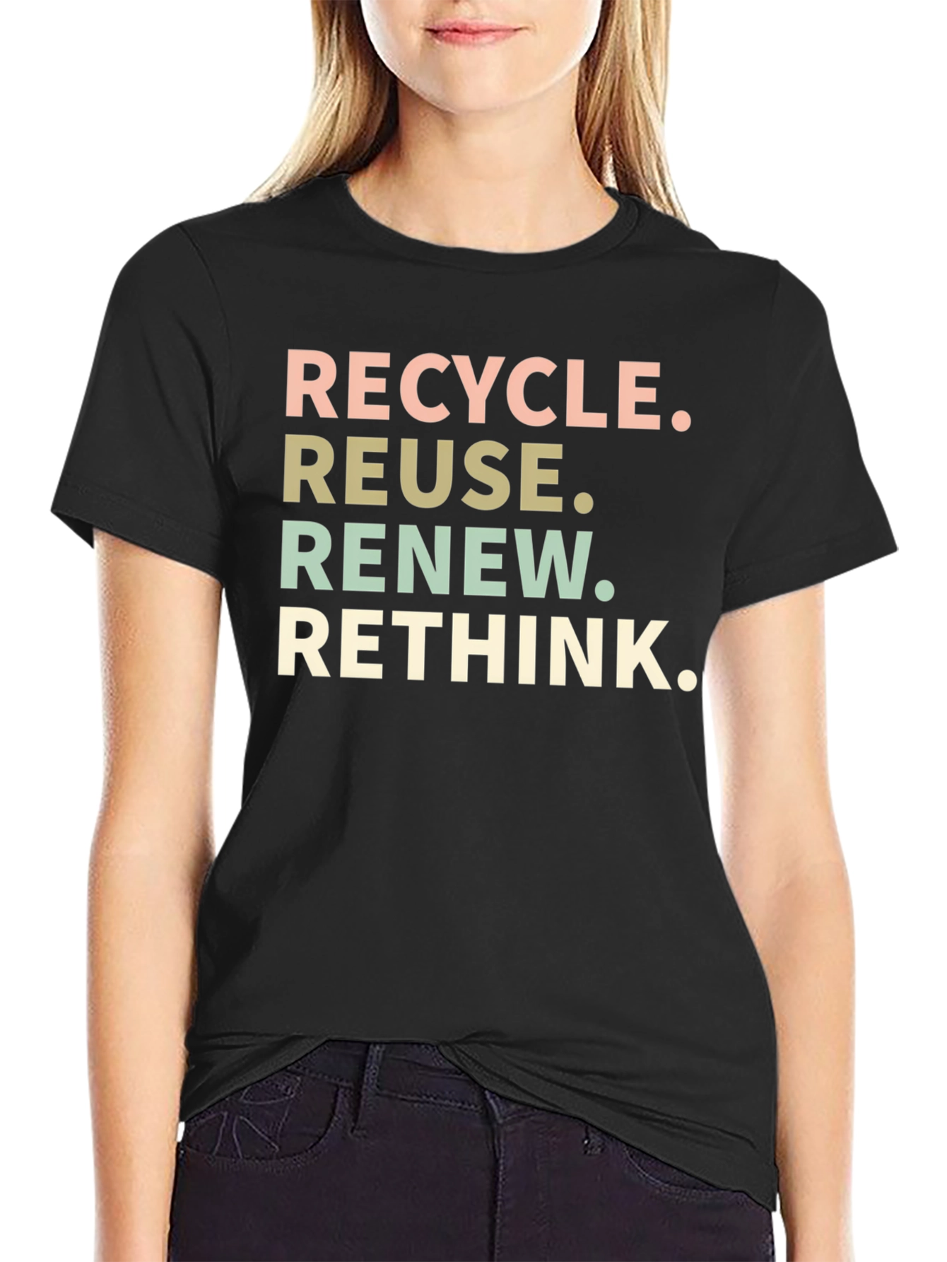 Camiseta Ecológica: Recicla Reusa Renueva Repiensa