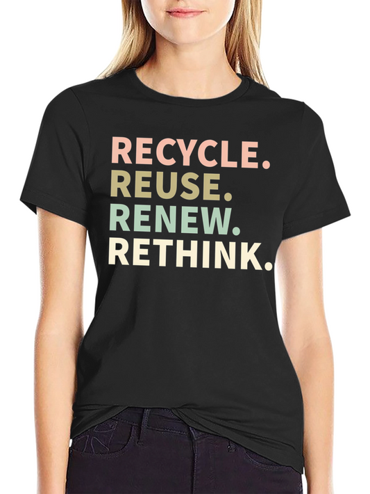 Camiseta Ecológica: Recicla Reusa Renueva Repiensa
