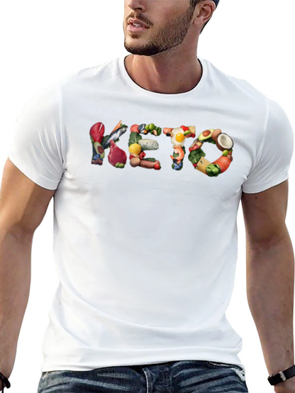 Camiseta Negra con Diseño KETO