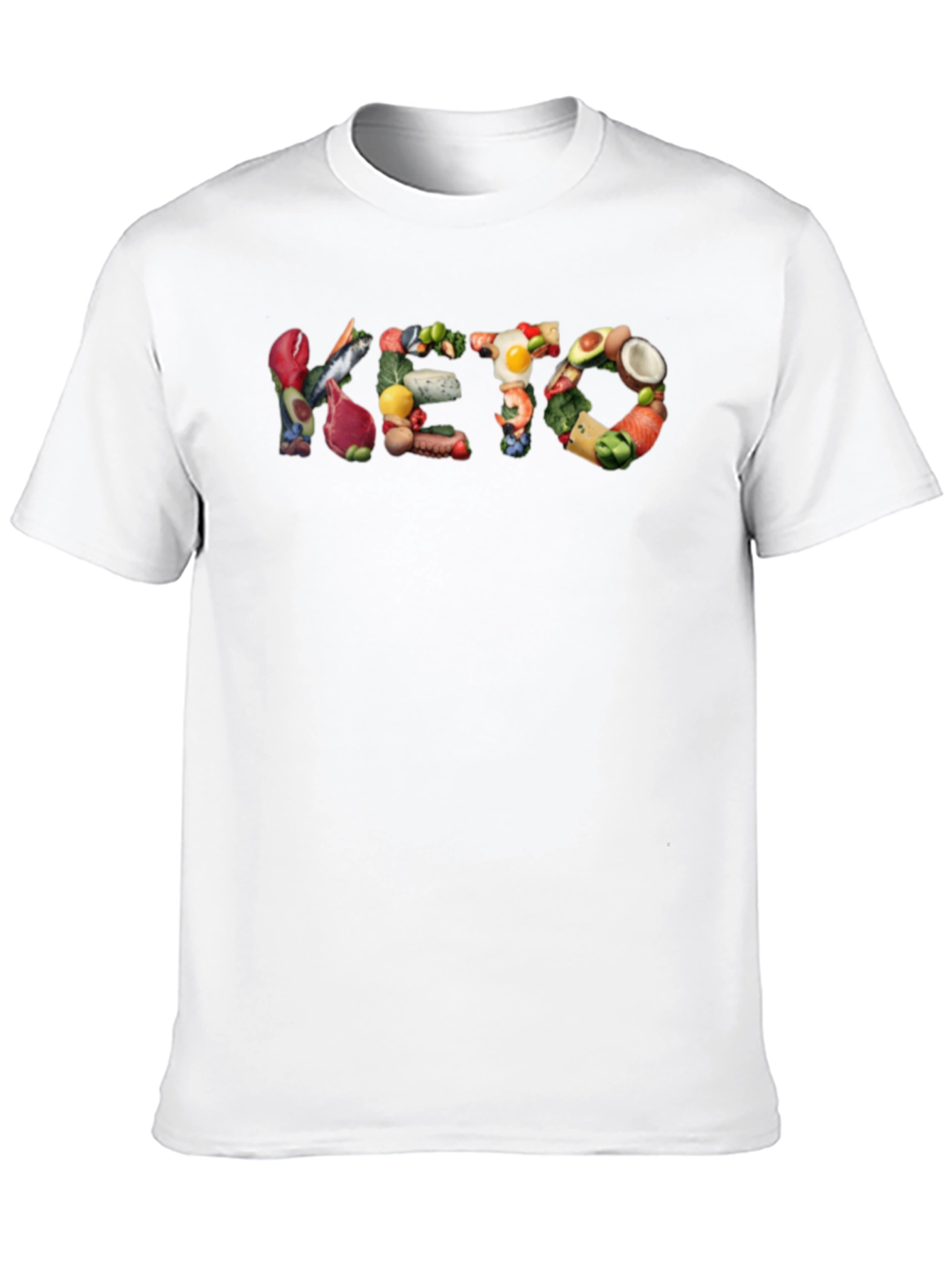 Camiseta Negra con Diseño KETO