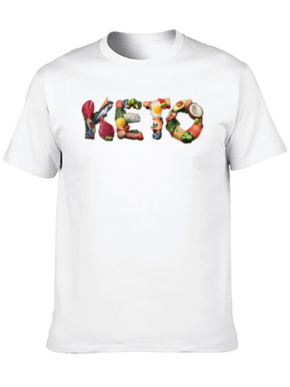 Camiseta Negra con Diseño KETO