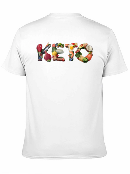 Camiseta Negra con Diseño KETO
