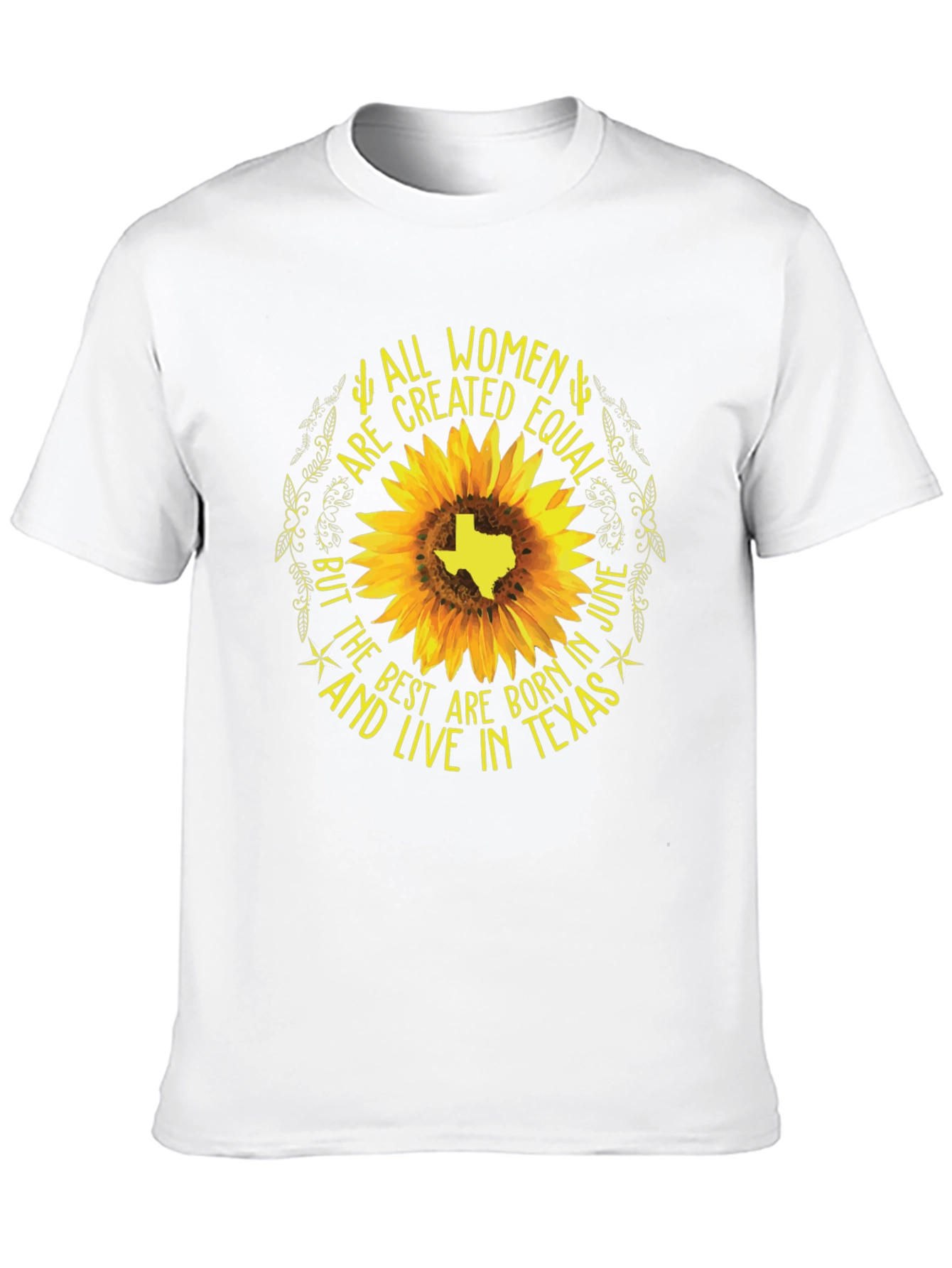 Camiseta Negra: Todas las Mujeres Son Iguales - Texas