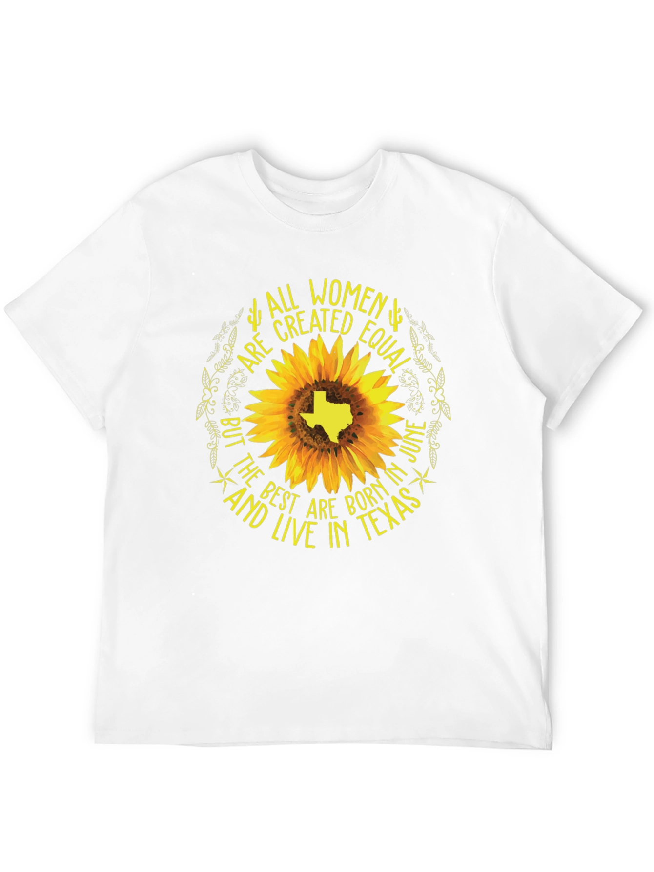 Camiseta Negra: Todas las Mujeres Son Iguales - Texas