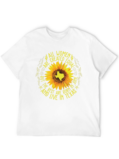 Camiseta Negra: Todas las Mujeres Son Iguales - Texas