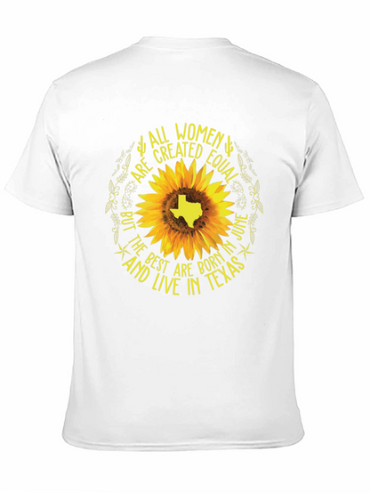Camiseta Negra: Todas las Mujeres Son Iguales - Texas