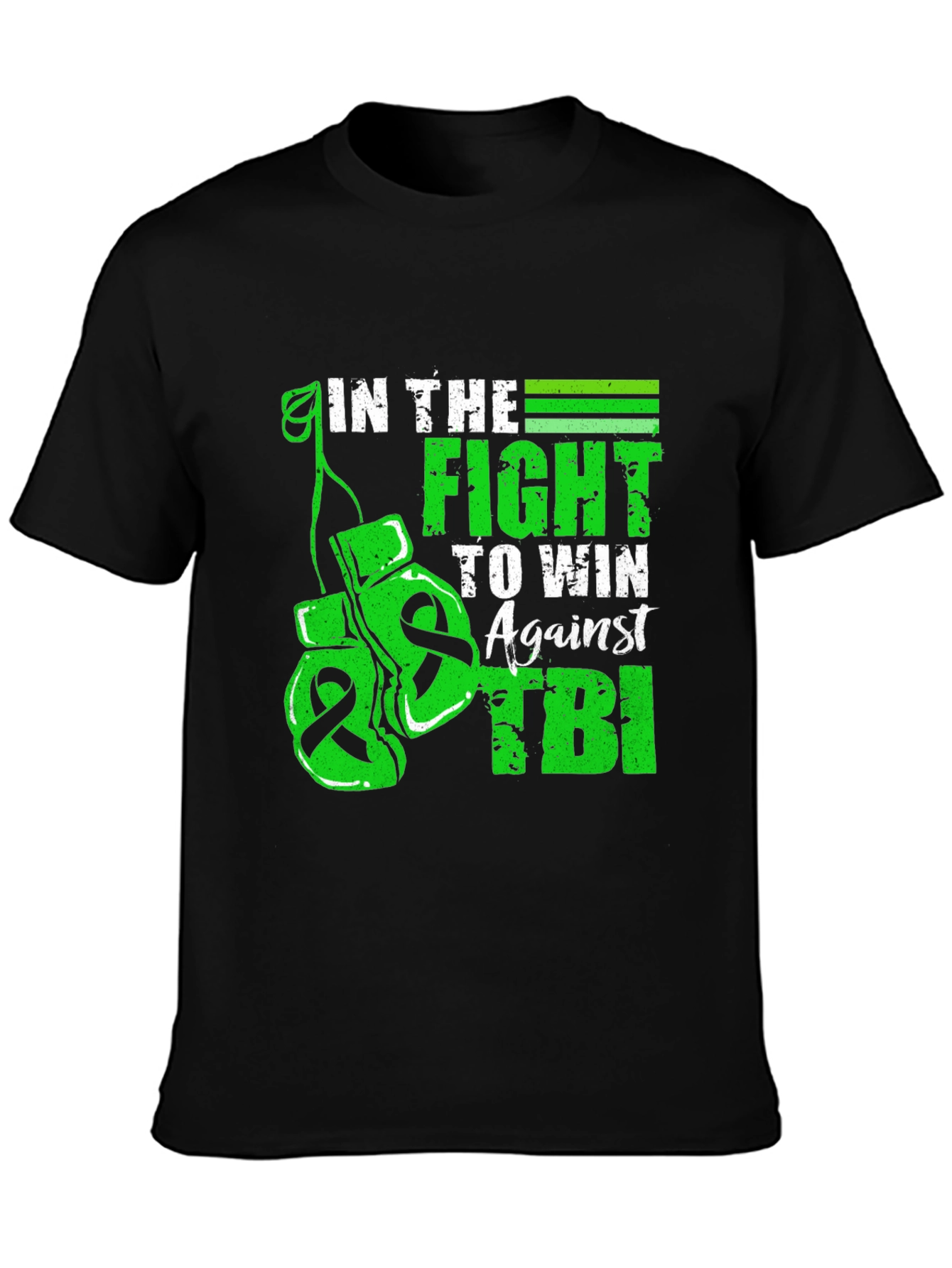 Camiseta Negra: Lucha contra el TBI