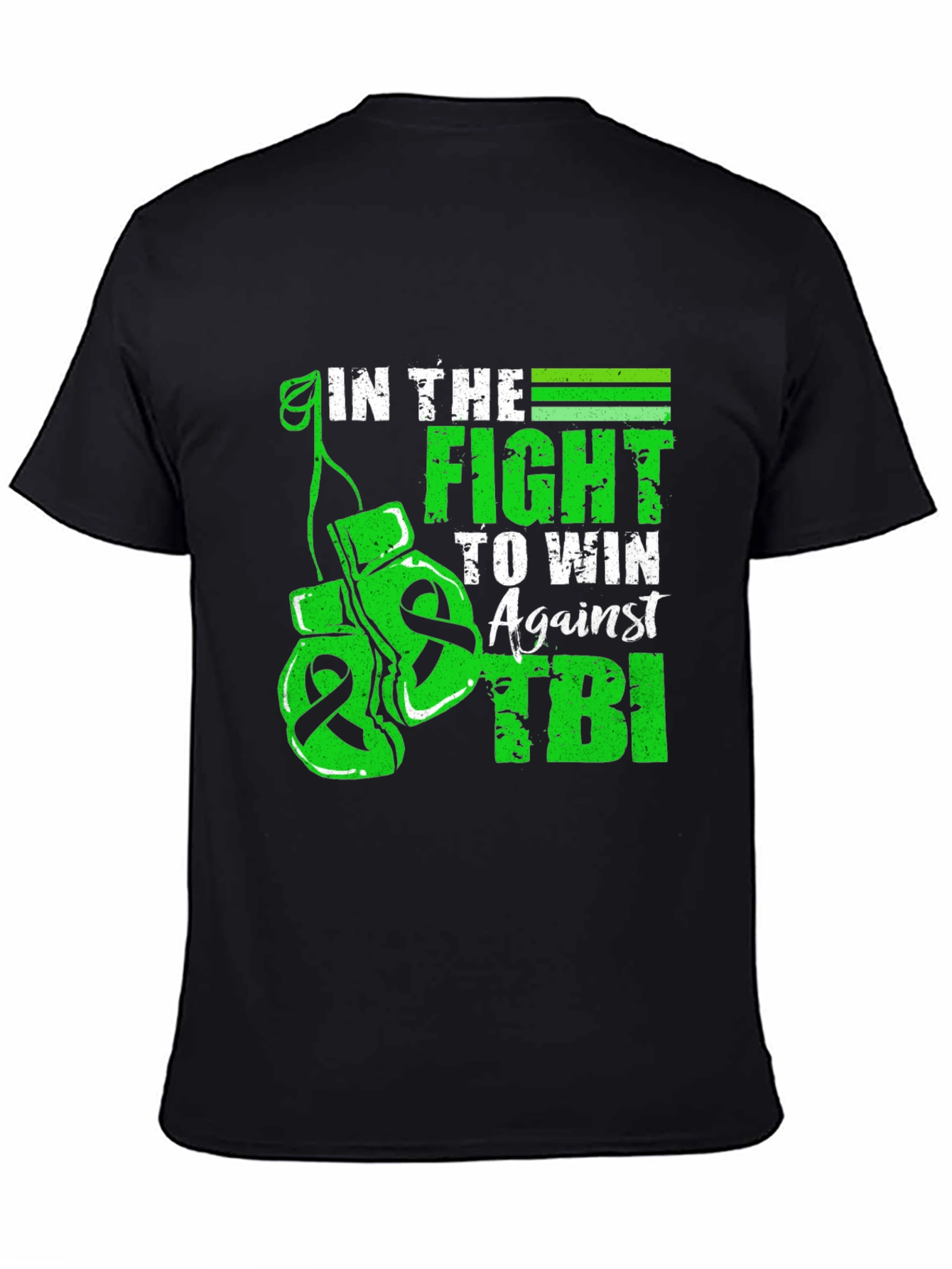 Camiseta Negra: Lucha contra el TBI