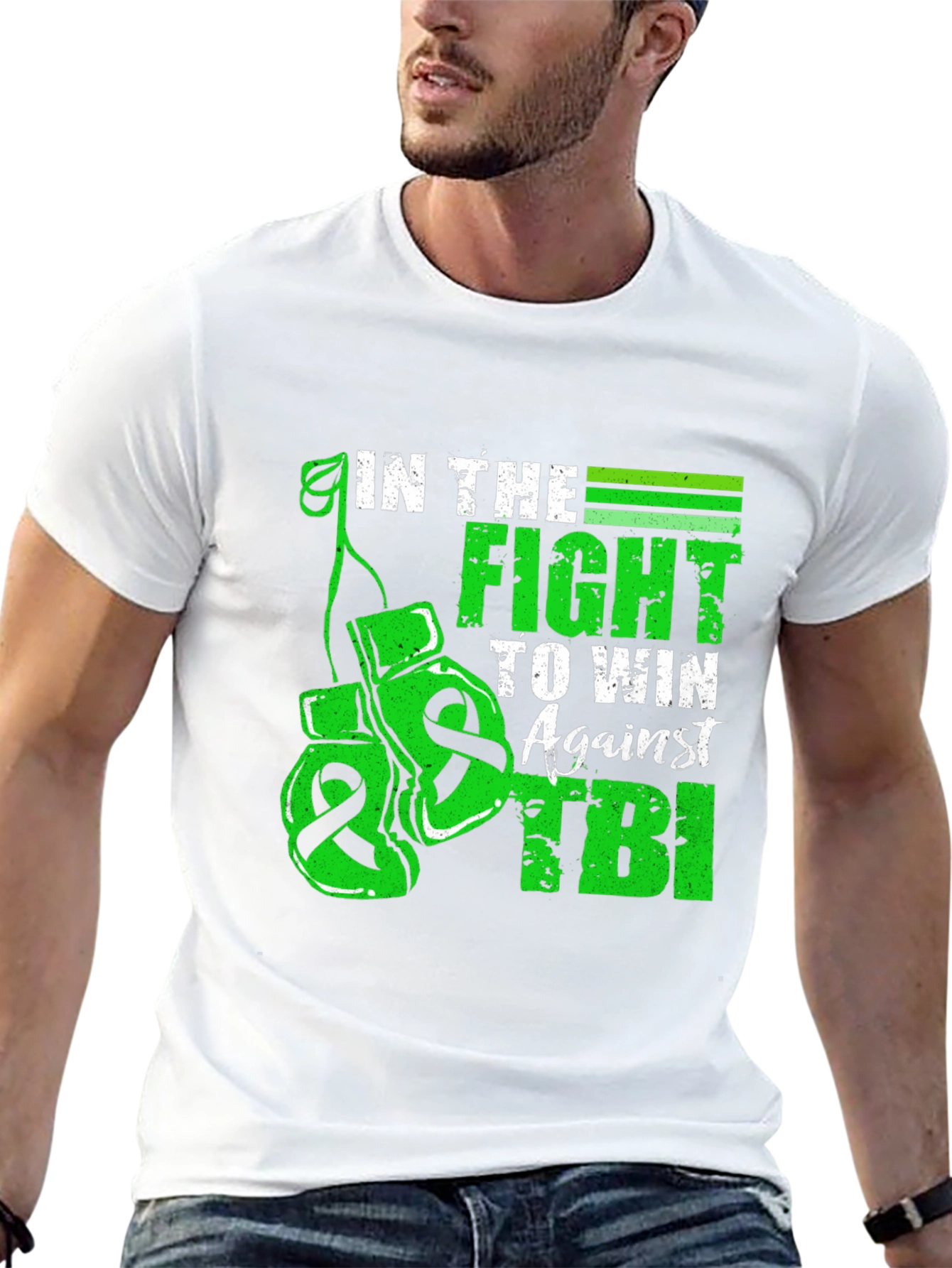 Camiseta Negra: Lucha contra el TBI