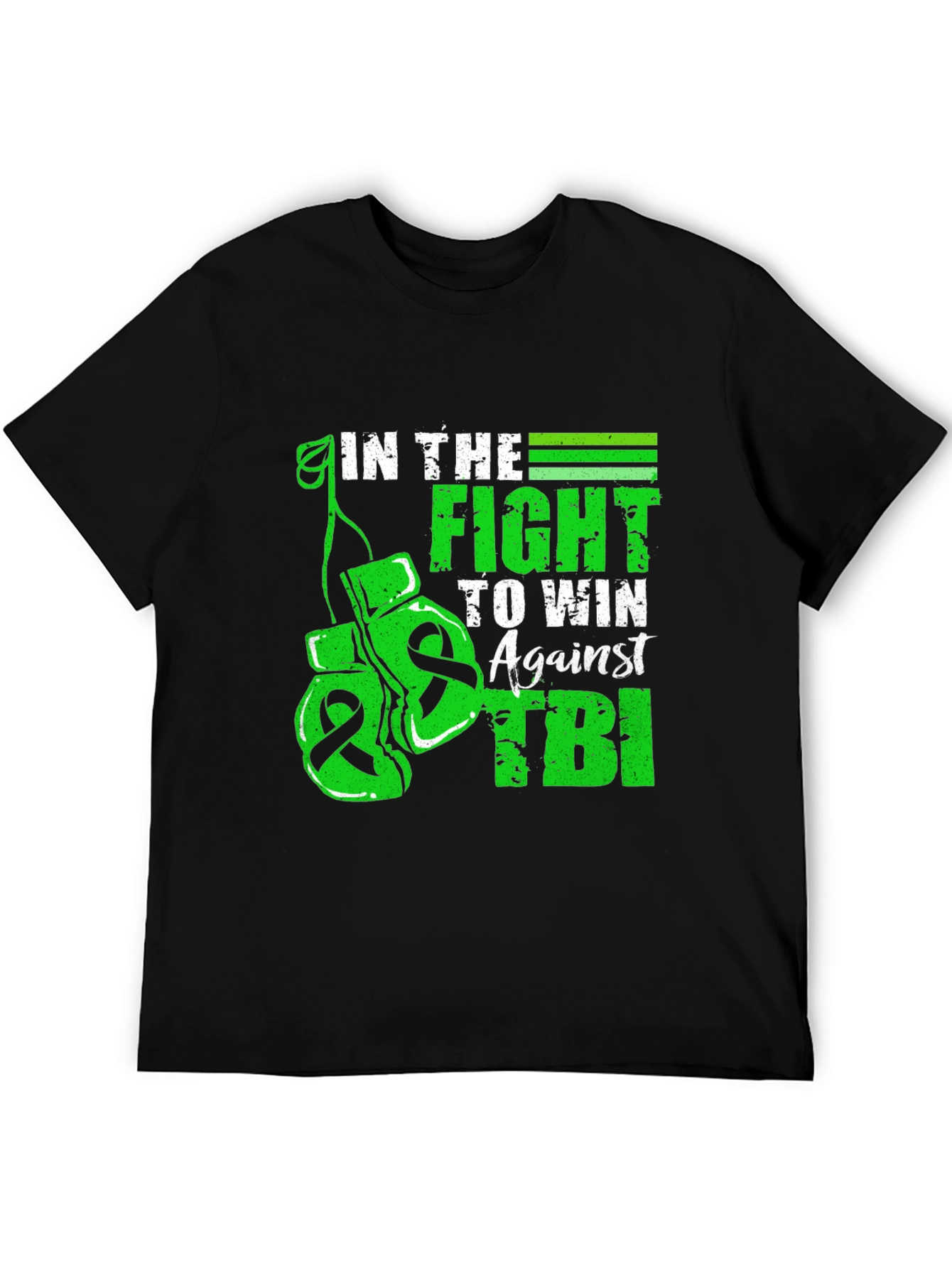 Camiseta Negra: Lucha contra el TBI