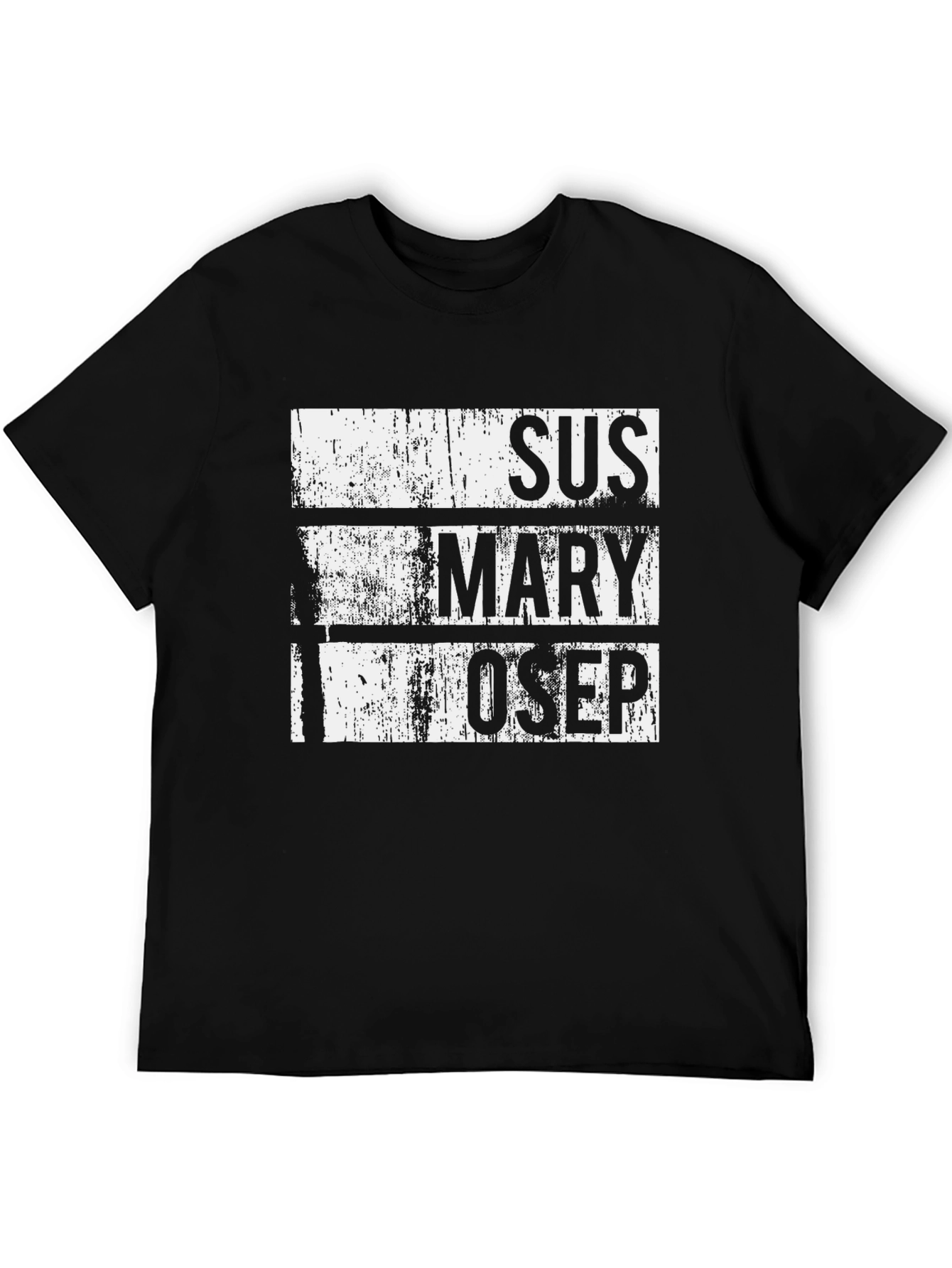 Camiseta Negra SUS MARY OSEP Estilo Grunge