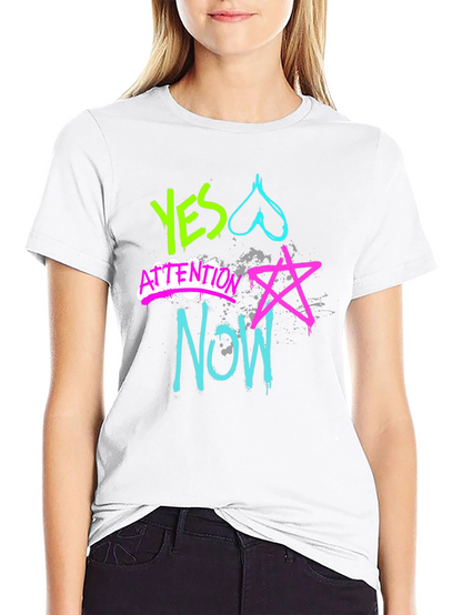 Camiseta Hombre Diseño Graffiti Neón