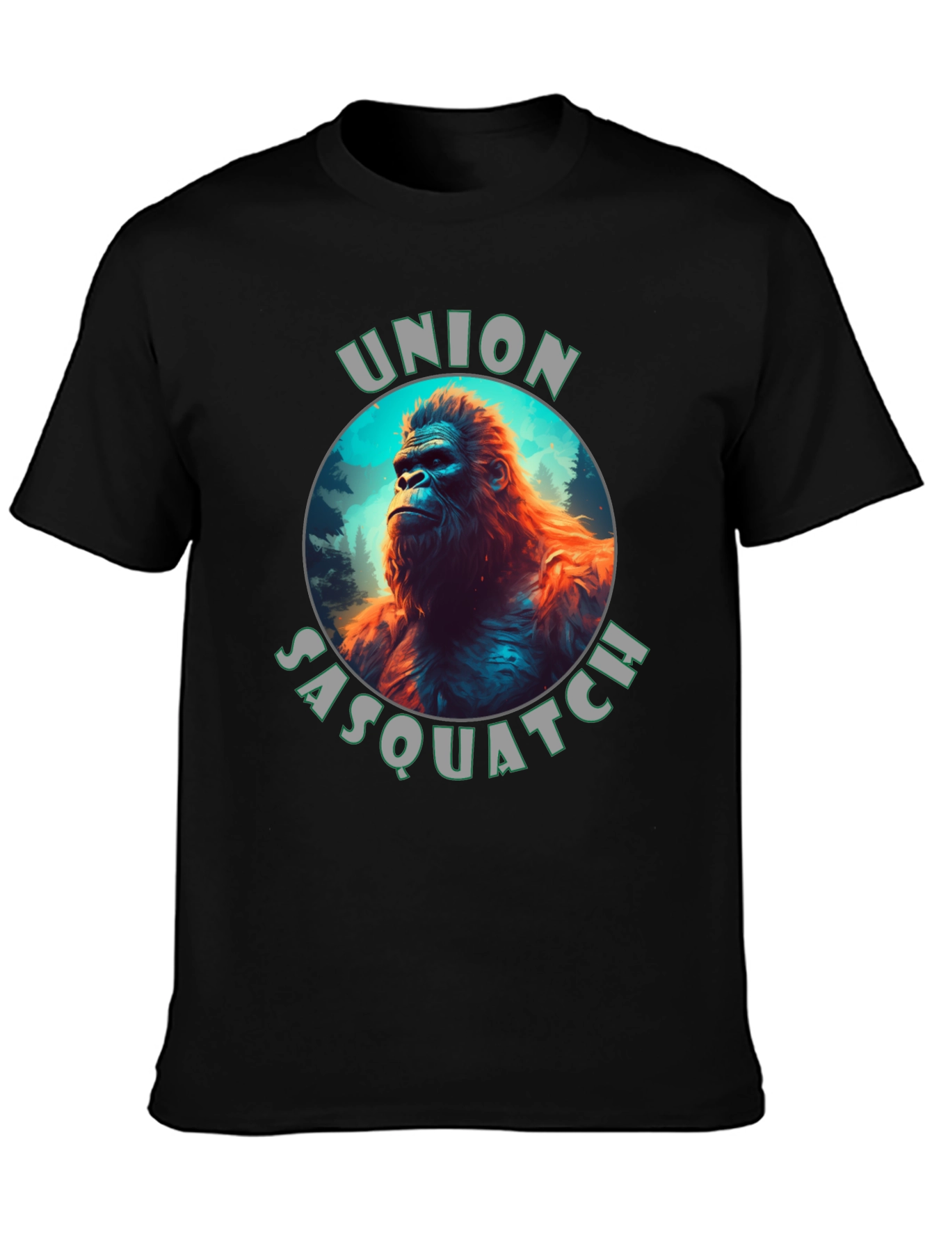 Camiseta Negra Union Sasquatch