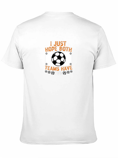 Camiseta Negra Fútbol: ¡Espero que ambos equipos se diviertan!