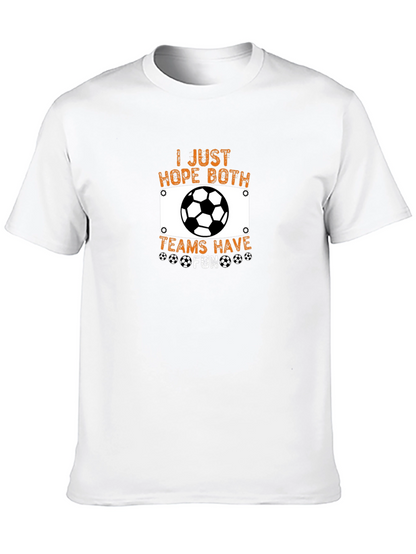 Camiseta Negra Fútbol: ¡Espero que ambos equipos se diviertan!