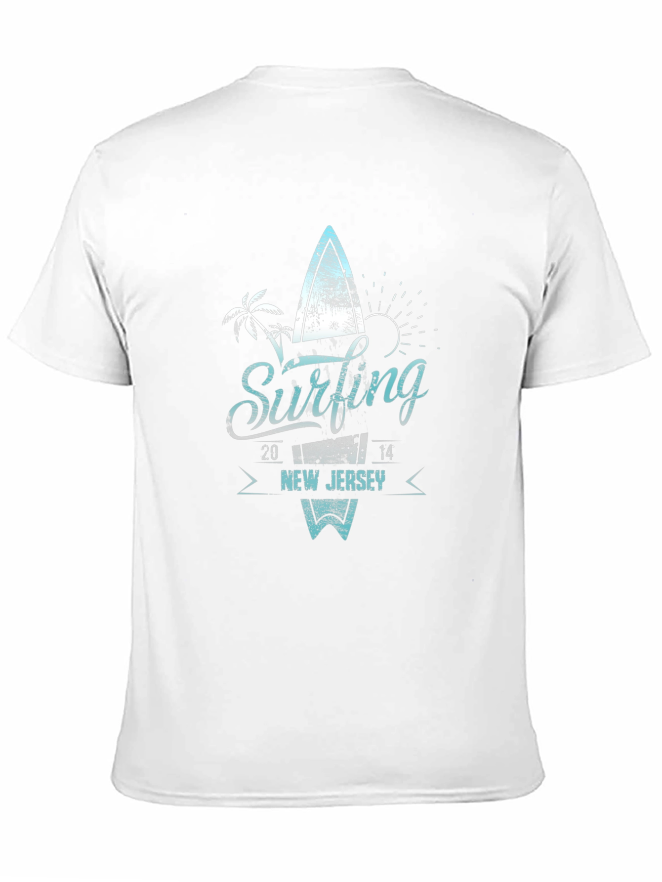 Camiseta Negra Surfing New Jersey 2014