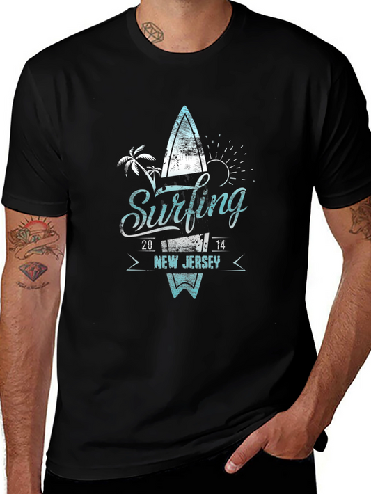 Camiseta Negra Surfing New Jersey 2014