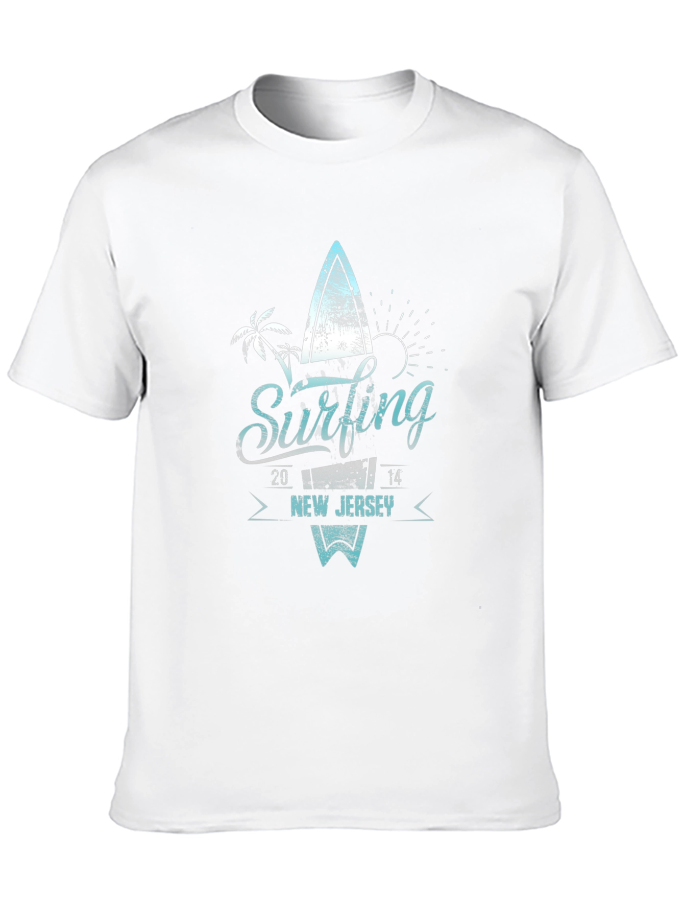 Camiseta Negra Surfing New Jersey 2014