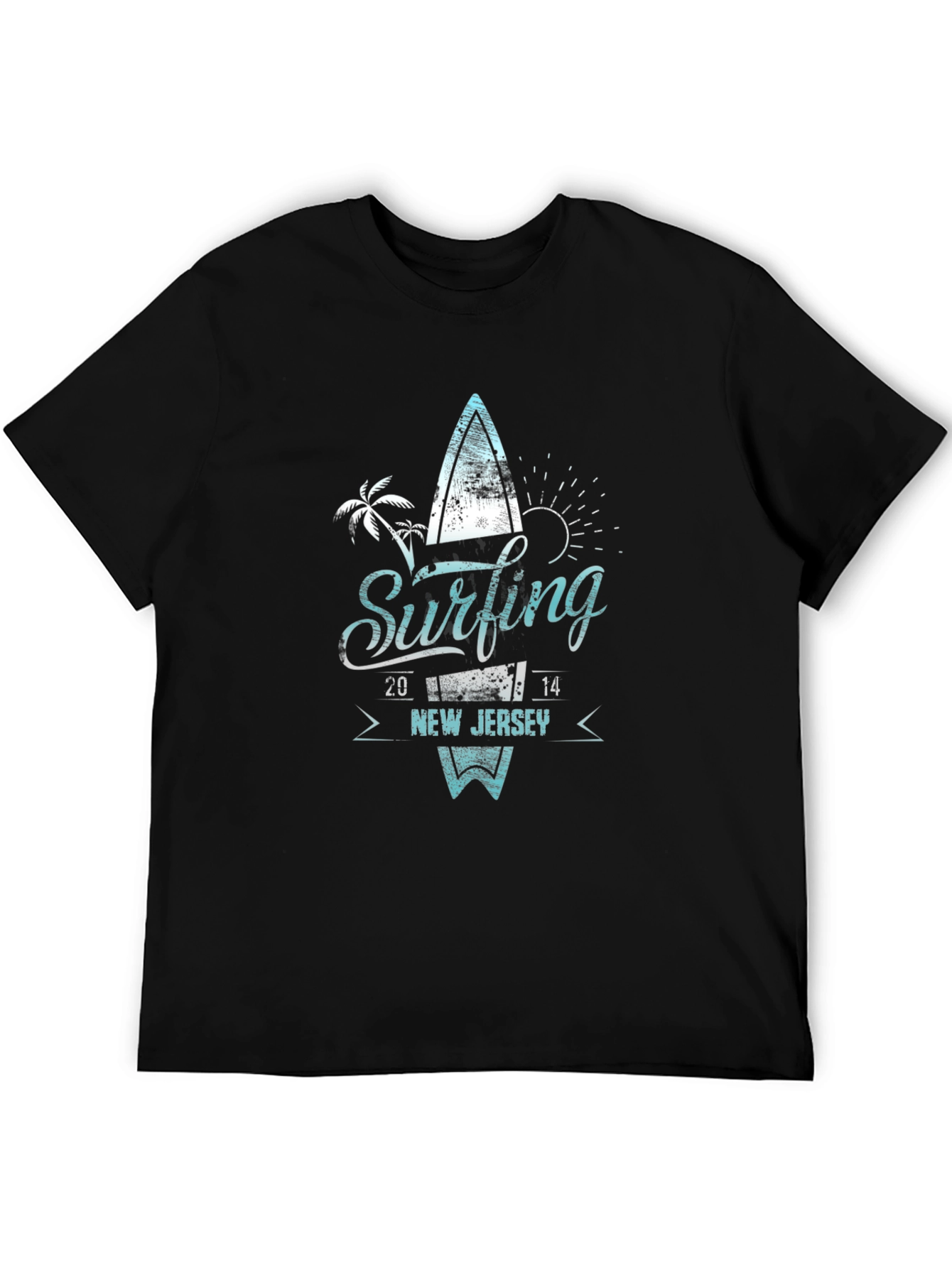 Camiseta Negra Surfing New Jersey 2014