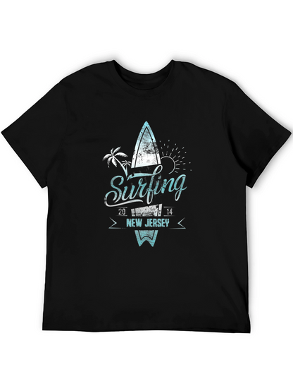 Camiseta Negra Surfing New Jersey 2014
