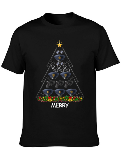 Camiseta Navideña Policial - Feliz Navidad