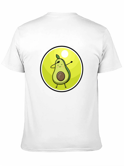 Camiseta Negra con Aguacate Dabbing
