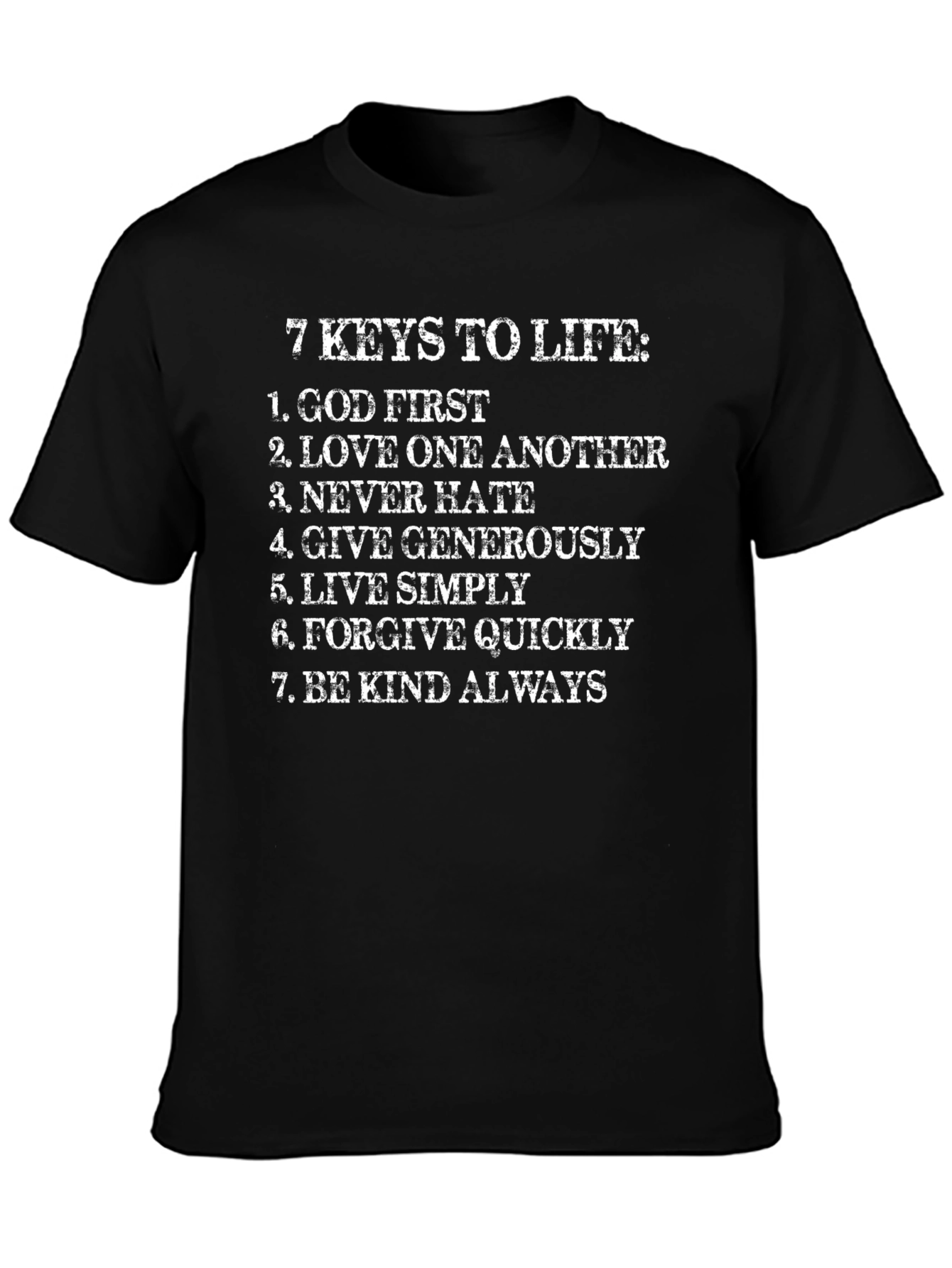 Camiseta Hombre 7 Claves de la Vida Algodón