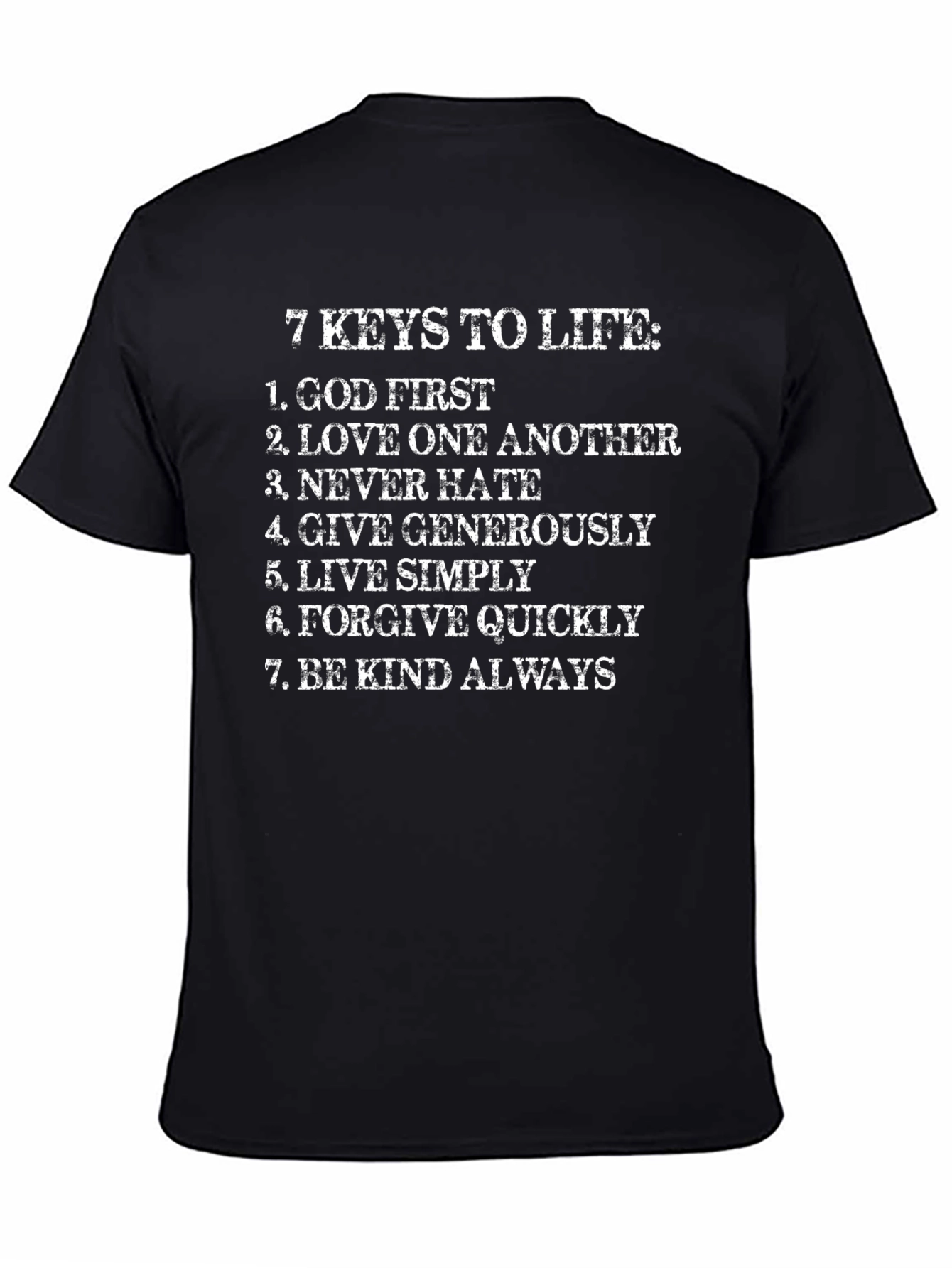 Camiseta Hombre 7 Claves de la Vida Algodón