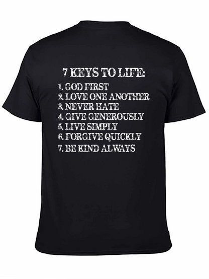 Camiseta Hombre 7 Claves de la Vida Algodón