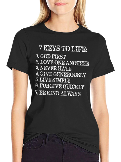 Camiseta Hombre 7 Claves de la Vida Algodón