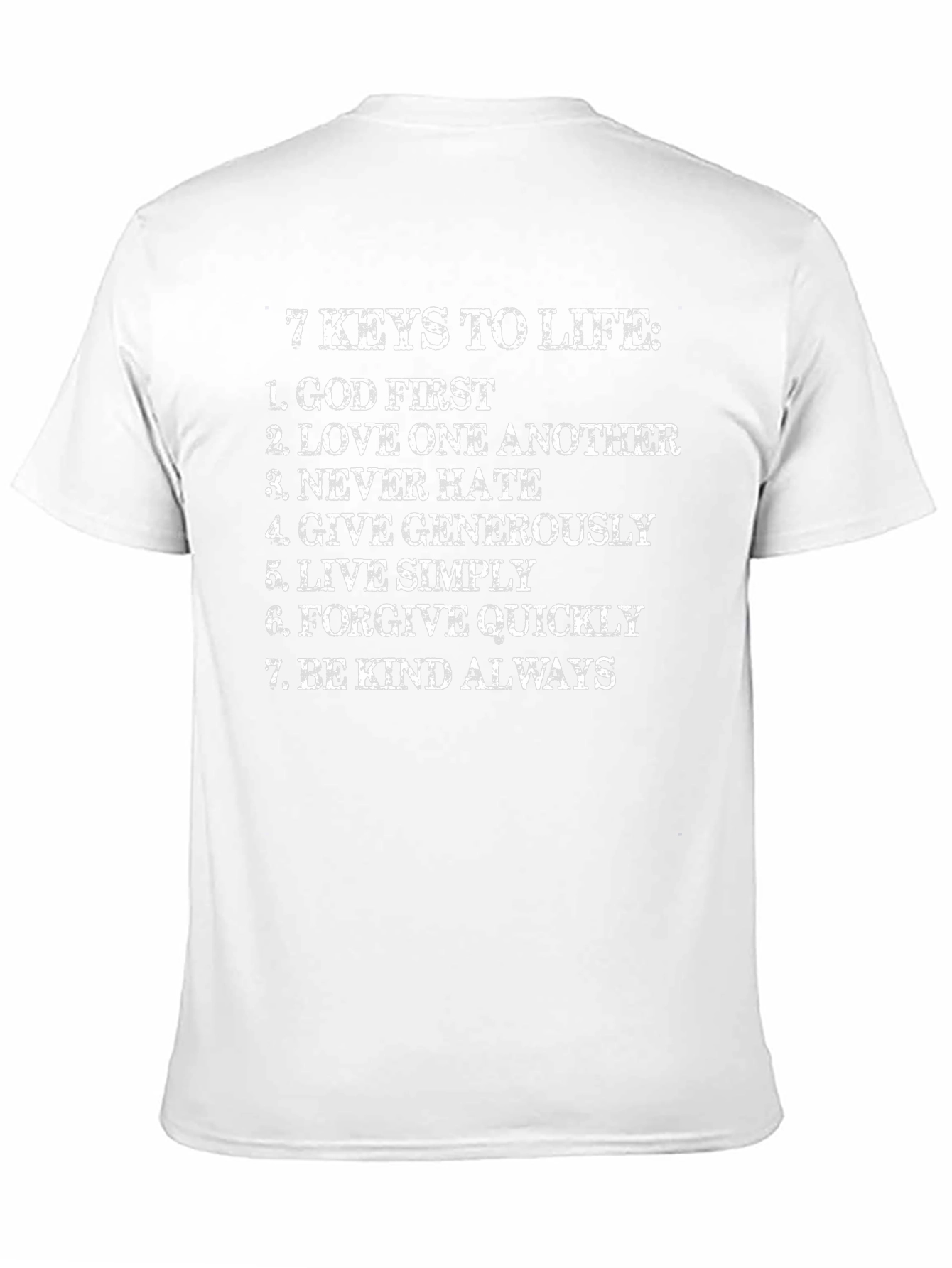 Camiseta Hombre 7 Claves de la Vida Algodón