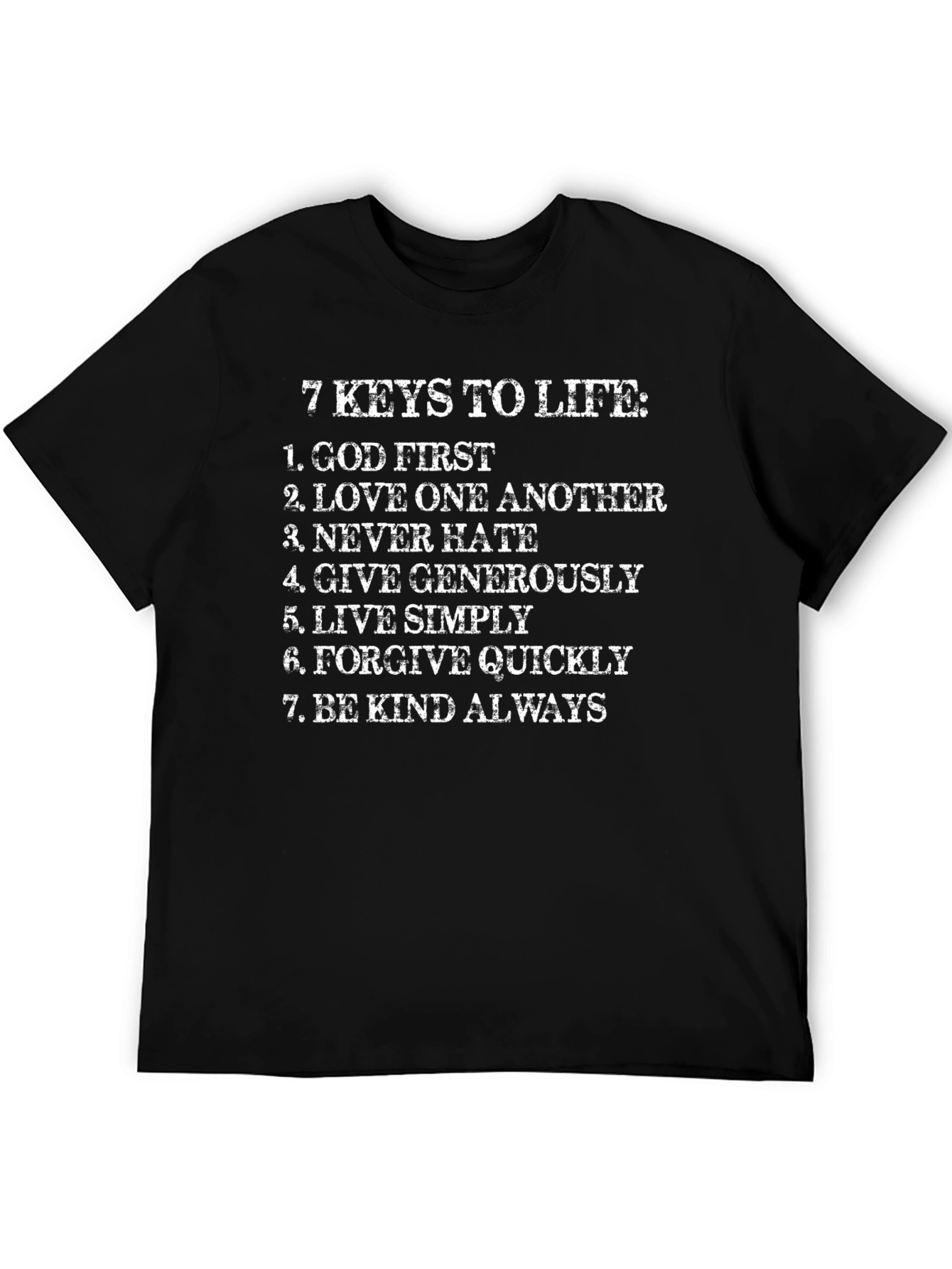 Camiseta Hombre 7 Claves de la Vida Algodón