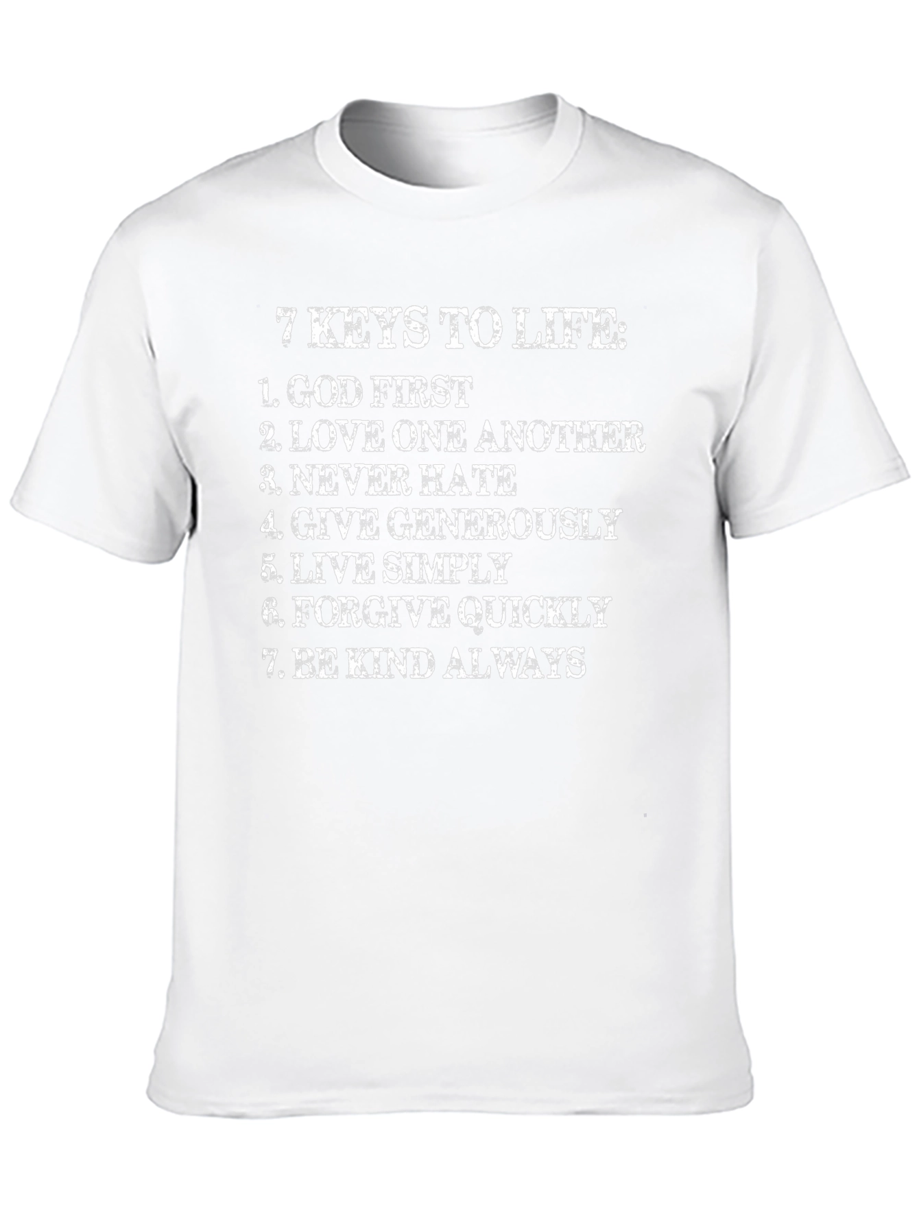 Camiseta Hombre 7 Claves de la Vida Algodón