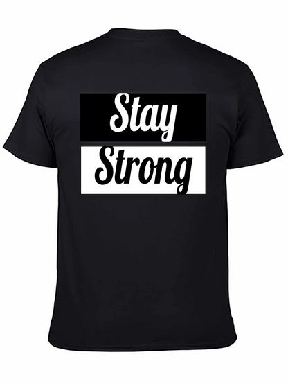 Camiseta Negra Stay Strong