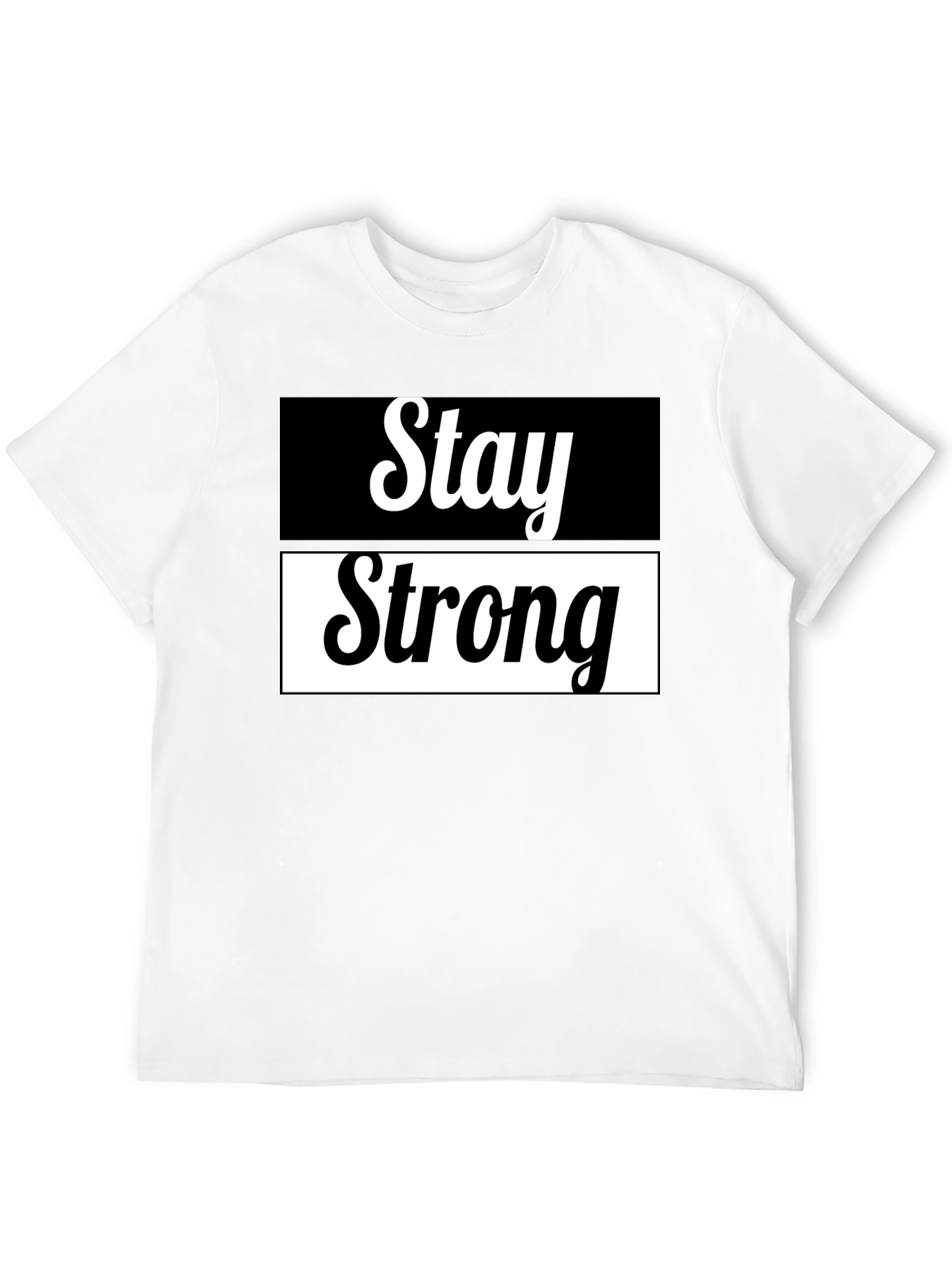 Camiseta Negra Stay Strong