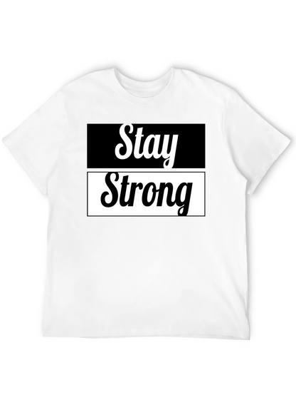 Camiseta Negra Stay Strong