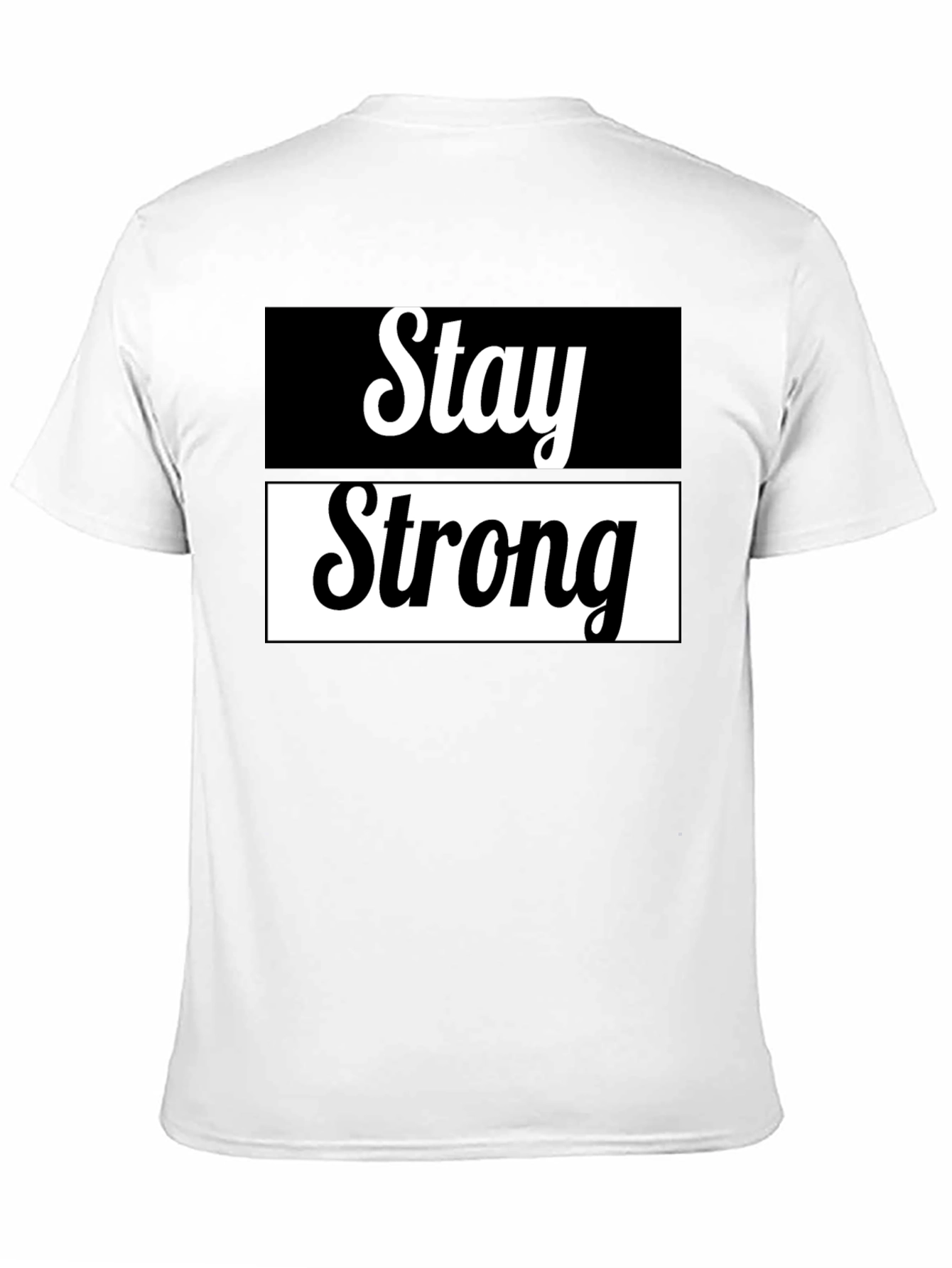 Camiseta Negra Stay Strong