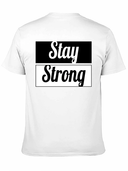 Camiseta Negra Stay Strong