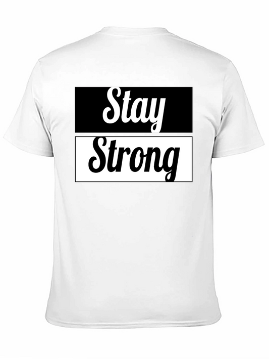 Camiseta Negra Stay Strong