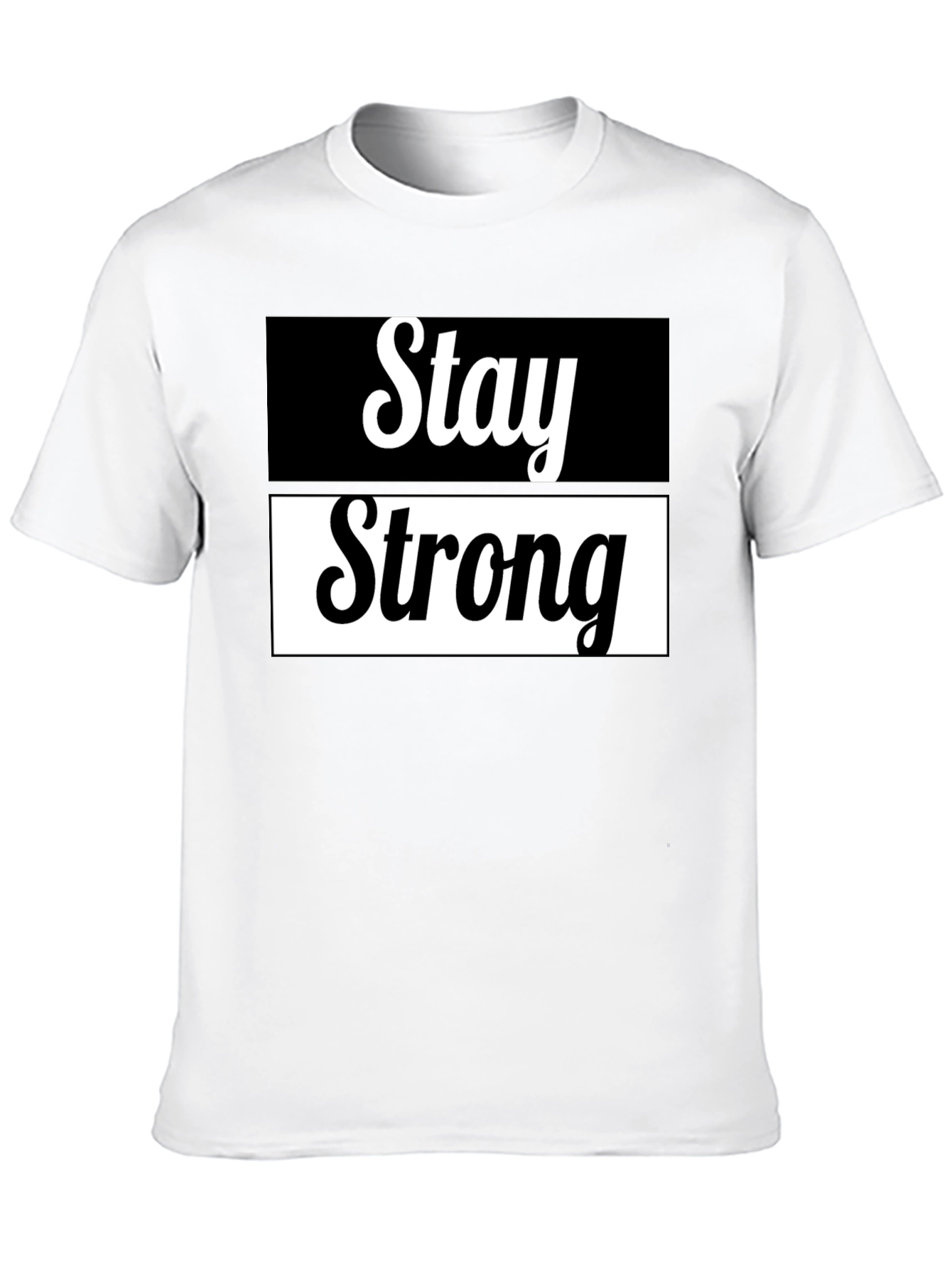 Camiseta Negra Stay Strong