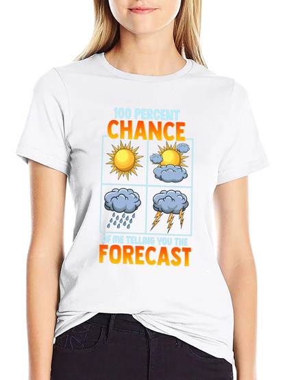Camiseta Negra con Diseño del Tiempo - 100% Probabilidad