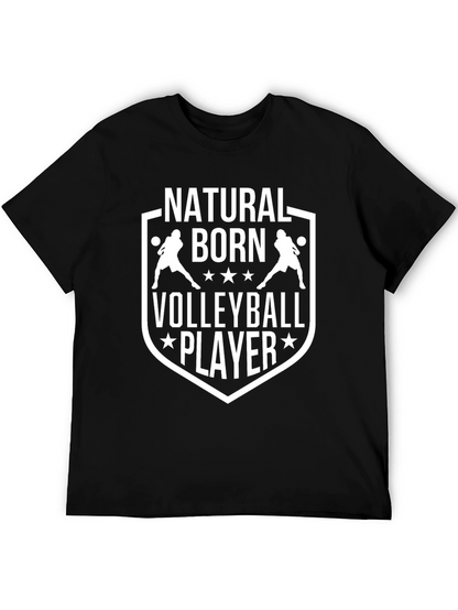 Camiseta Negra de Voleibol - Natural Born Player