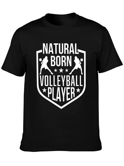 Camiseta Negra de Voleibol - Natural Born Player