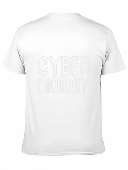Camiseta Negra Cyber Monday para Hombre