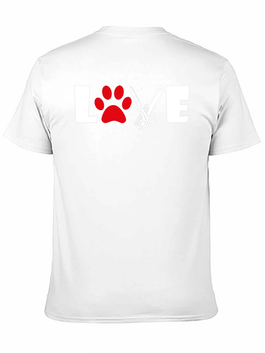 Camiseta Negra Love Estilista Canino