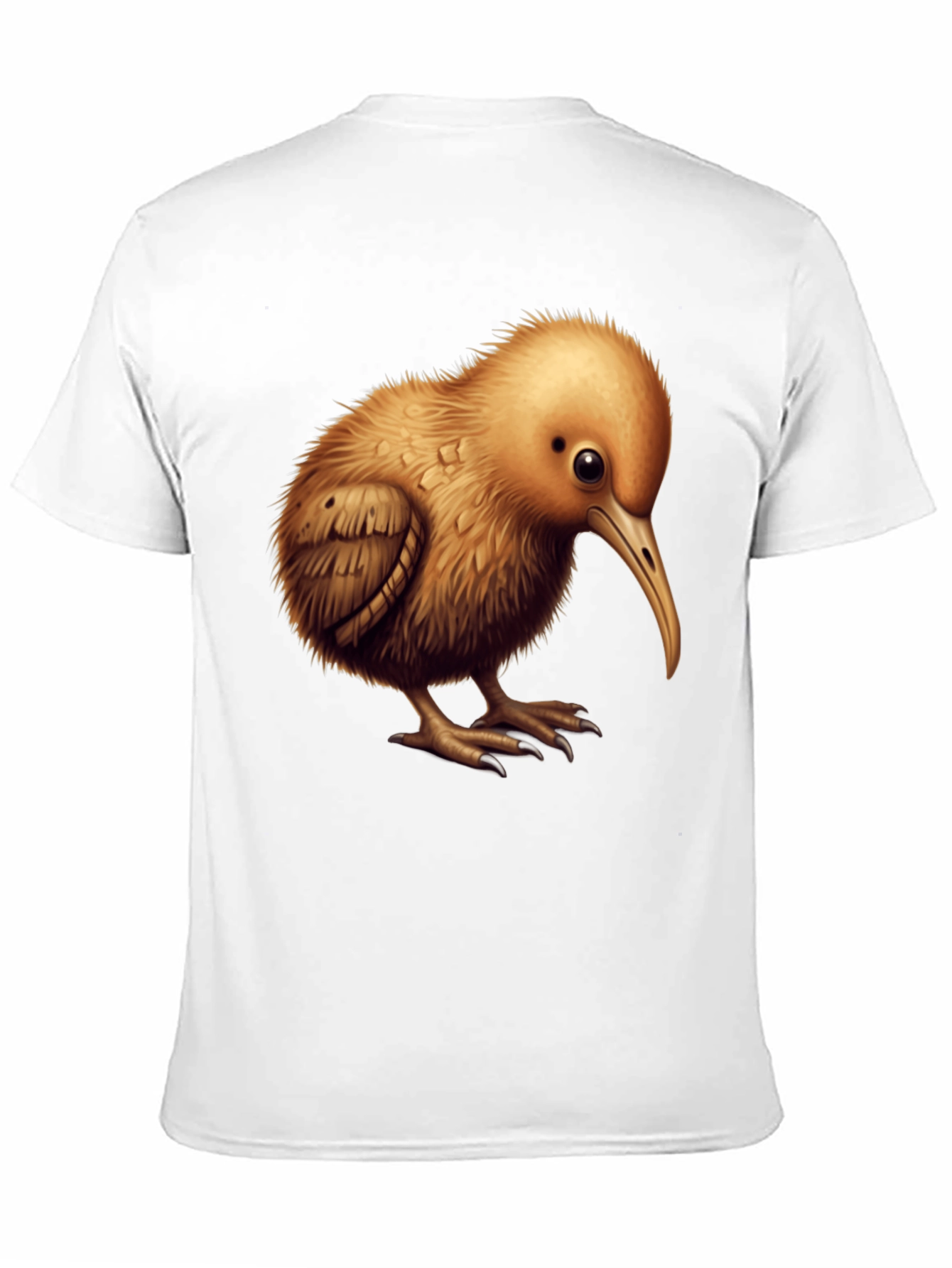 Camiseta Negra con Diseño de Kiwi