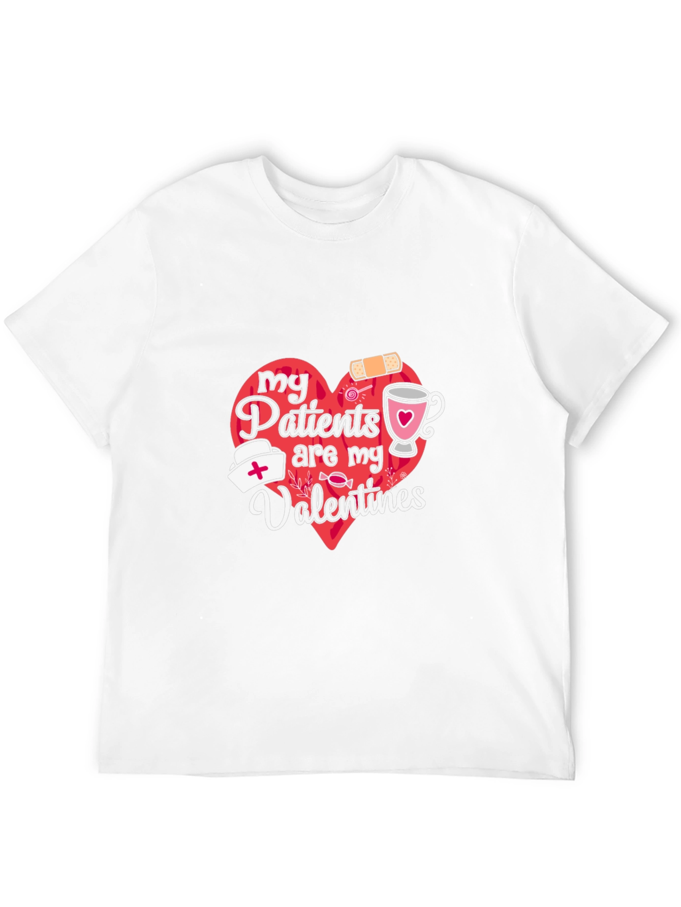 Camiseta Negra My Patients are My Valentines